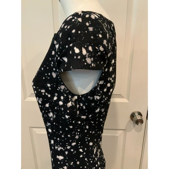 Michael Kors Collection Black & White Splatter Pattern Dress, Size 8 - Picture 5 of 8